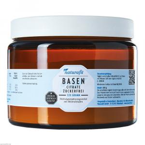 NATURAFIT Basencitrate zuckerfrei Pulver