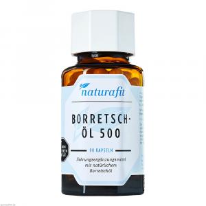NATURAFIT Borretschöl 500 Kapseln