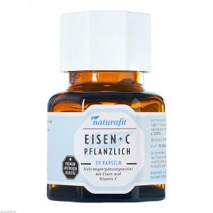 NATURAFIT Eisen plus C pflanzlich Kapseln