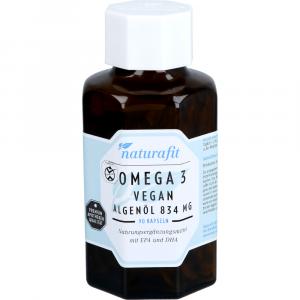 NATURAFIT Omega-3 vegan Algenöl 834 mg Kapseln