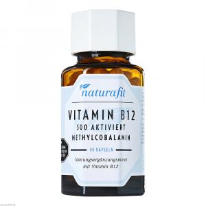 NATURAFIT Vitamin B12 500 μg aktiviert Kapseln