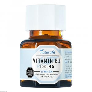 NATURAFIT Vitamin B2 100 mg Kapseln