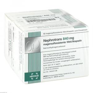 NEPHROTRANS 840 mg magensaftresistente Kapseln
