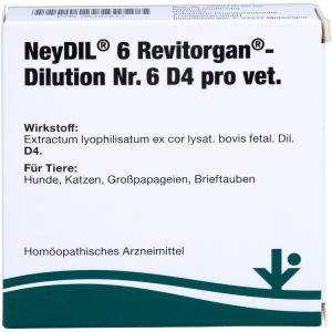 NEYDIL Nr.6 Revitorgan Dil.D 4 pro Ampullen vet.