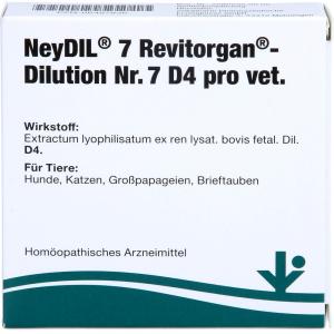 NEYDIL Nr.7 Revitorgan Dil.D 4 pro Ampullen vet.