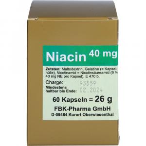 NIACIN 40 mg pro Kapsel