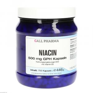 NIACIN 500 mg GPH Kapseln