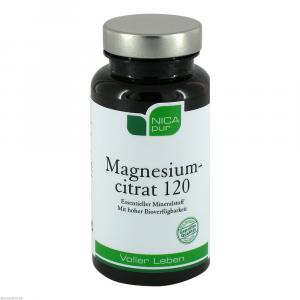 NICAPUR Magnesiumcitrat 120 Kapseln