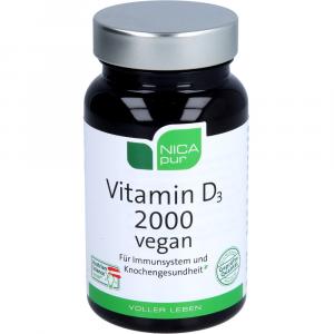 NICAPUR Vitamin D3 2000 vegan Kapseln