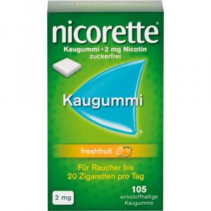 NICORETTE 2 mg freshfruit Kaugummi