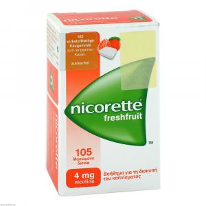 NICORETTE 4 mg freshfruit Kaugummi