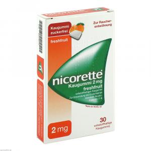 NICORETTE Kaugummi 2 mg freshfruit
