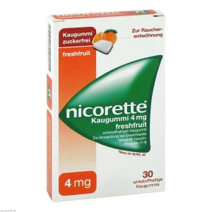 NICORETTE Kaugummi 4 mg freshfruit