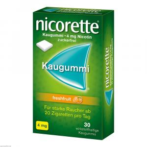 NICORETTE Kaugummi 4 mg freshfruit