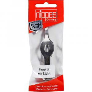NIPPES Pinzette rostfrei m.Licht Nr.767E