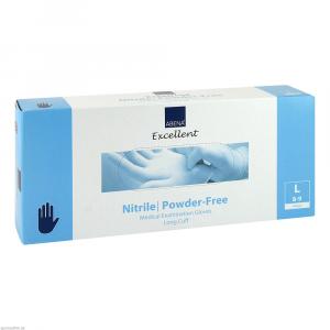 NITRIL HANDSCHUHE x-lang puderfrei L