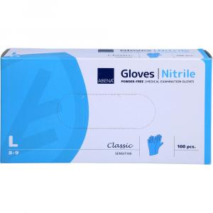 NITRIL U.Handschuhe unster.puderfrei L blau