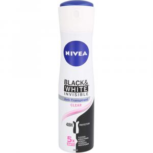 NIVEA DEO Spray invisible black & white Clear