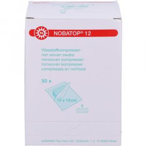 NOBATOP 12 Kompressen 10x10 cm steril