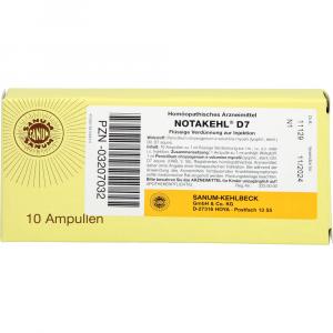 NOTAKEHL D 7 Ampullen