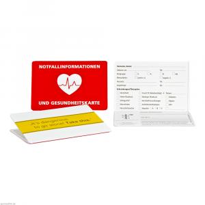 NOTFALL-INFO-Kartenhülle für die Gesundheitskarte