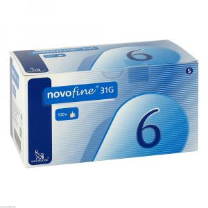 NOVOFINE Nadeln 31 G 6 mm