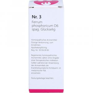 NR.3 Ferrum phosphoricum D 6 spag.Glückselig