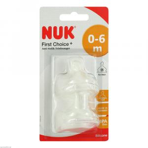 NUK First Choice+ Trinksauger Silikon Gr.1 M