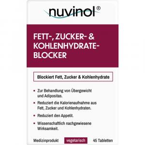 NUVINOL Fett- & Zucker- & Kohlenhydrateblock.Tabl.