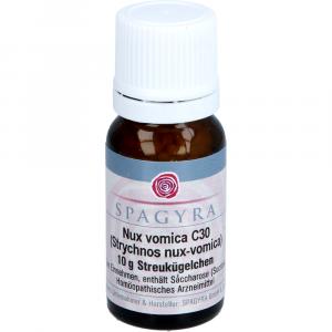 NUX VOMICA C 30 Strychnos Nux-Vomica Globuli