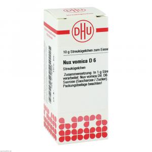 NUX VOMICA D 6 Globuli