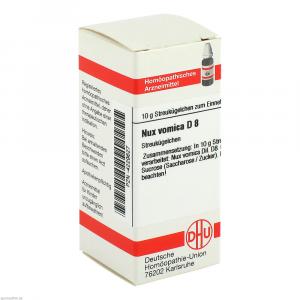 NUX VOMICA D 8 Globuli