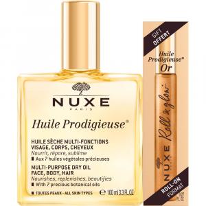 NUXE Huile Prodigieuse Classique+HP Or Roll-on