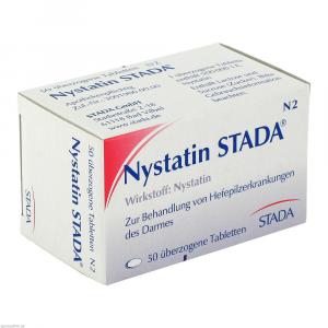 NYSTATIN STADA 500.000 I.E. überzogene Tab.