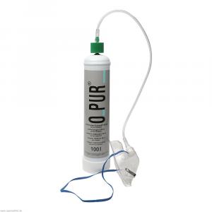 O PUR Sauerstoff Einweg Stahlfl.m.Dauervent.+Maske