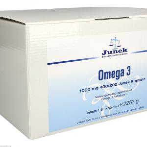 OMEGA-3 1000 mg 400/200 Junek Kapseln