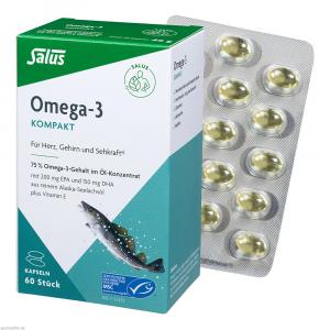 OMEGA-3 KOMPAKT aus reinem Alaska-Seelachsöl Salus