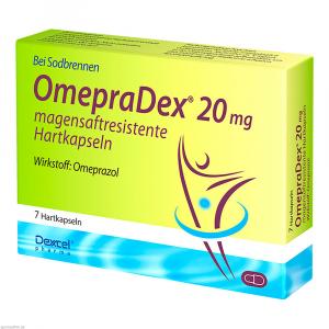 OMEPRADEX 20 mg magensaftresistente Hartkapseln