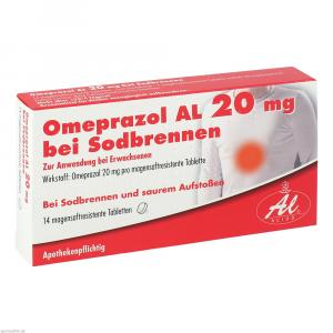 OMEPRAZOL AL 20 mg b.Sodbr.magensaftres.Tabletten