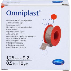 OMNIPLAST Fixierpflaster Textilgew.1,25 cmx9,2 m
