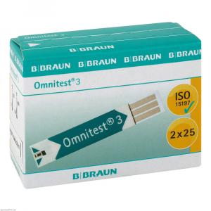 OMNITEST 3 Blutzucker Sensoren Teststreifen