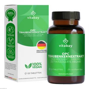 OPC TRAUBENKERNEXTRAKT 1000 mg hochdos.+vegan Tab.