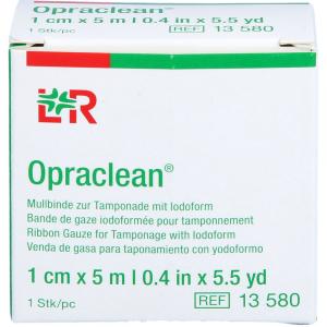 OPRACLEAN Mullbinde z.Tampon.m.Jodoform 1 cmx5 m