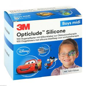 OPTICLUDE Silicone Disney boys midi 5,3x7 cm