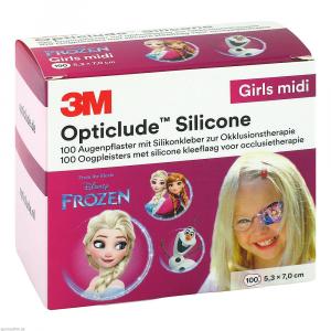 OPTICLUDE Silicone Disney girls midi 5,3x7 cm