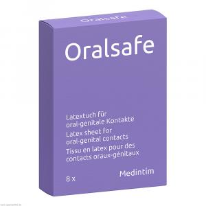 ORAL SAFE Latexschutztuch Erdbeere
