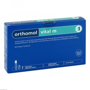 ORTHOMOL Vital M Trinkfläschchen/Kaps.Kombipack.