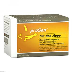 ORTHOMOLEKULARE Vitalstoffkomb.proSan f.Auge Kps.