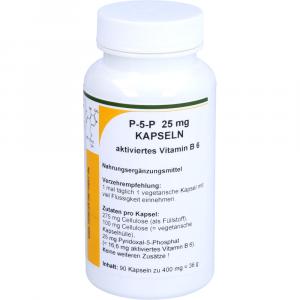 P-5-P 25 mg aktiviertes Vitamin B 6 Kapseln