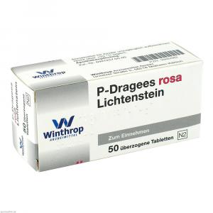P DRAGEES rosa